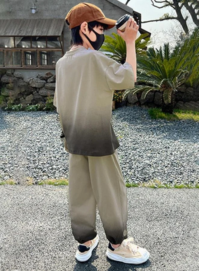 Take Two Boys Graphic Print T-Shirt and Joggers Set